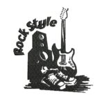 Matriz de Bordado Rock Style * 10 e 18 cm - Image 2