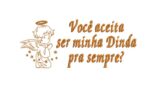 Matriz de Bordado Dindo e Dinda (2 matrizes) * 18cm - Imagem 2