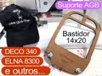 Bastidor de Boné / Suporte AGB pra Bordar Bonés | ELNA 8300 | DECO 340 e outras. FRETE GRÁTIS PRA TODO BRASIL!