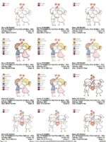 Matrizes de Bordado – Pacotinho de Amor - Dia dos Namorados - Imagem 5