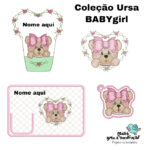 Matrizes de Bordados - Coleção Ursa BABYgirl ( Matrizes Infantis)