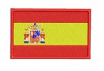 Matriz de Bordado Bandeira Espanha * 10X10 e 13X18cm (patch)