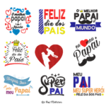 Matriz de Bordado - Pacote Dia Dos Pais