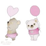Matrizes de Bordado - Urso Amigo - Imagem 2