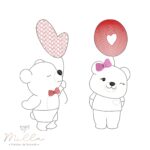 Matrizes de Bordado - Urso Amigo - Imagem 3