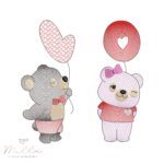 Matrizes de Bordado - Urso Amigo