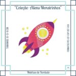 Matrizes de Bordado - Coleção ALIENS Monstrinhos - Pacote de Matrizes - Imagem 4