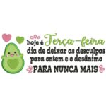 Matriz de Bordado - Pacote Semaninha Abacate - Image 3