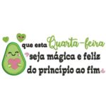 Matriz de Bordado - Pacote Semaninha Abacate - Image 4
