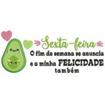 Matriz de Bordado - Pacote Semaninha Abacate - Image 6