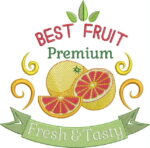 Matriz de bordado semaninha frutas premium - Imagem 5