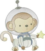 Matriz de bordado Coleção astronauta - Imagem 10