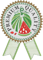 Matriz de bordado semaninha selo CRIVO com frutas - Image 6