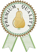 Matriz de bordado semaninha selo CRIVO com frutas - Image 10