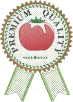 Matriz de bordado semaninha selo CRIVO com frutas - Image 11