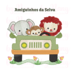 Matriz de Bordado - Amiguinhos da Selva - Image 13