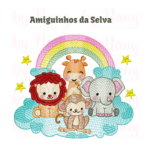 Matriz de Bordado - Amiguinhos da Selva - Image 7