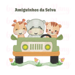 Matriz de Bordado - Amiguinhos da Selva - Image 4
