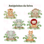 Matriz de Bordado - Amiguinhos da Selva - Image 15