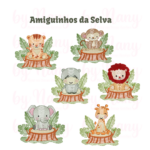 Matriz de Bordado - Amiguinhos da Selva - Image 9