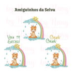 Matriz de Bordado - Amiguinhos da Selva - Image 12