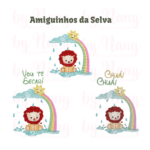Matriz de Bordado - Amiguinhos da Selva - Image 8