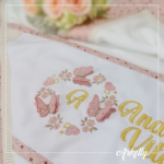 Matriz de Bordado - Floral Borboleta 3D