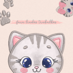 Matrizes de Bordado - Kit Gatinha | Completo - Imagem 2