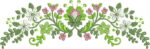 Matriz de bordado floral toalhas - Image 2