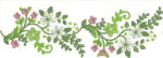 Matriz de bordado floral toalhas - Image 3
