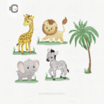 Matrizes de Bordado - Coleção Safari