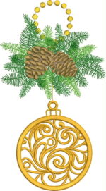 Matrizes de bordado pacotinho de ornamentos natalinos - Image 8