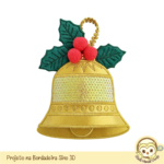 Projetos na Bordadeira - Sino 3D [ITH]