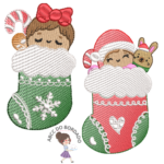 Coleção Natal Baby socks- Matrizes - Imagem 2