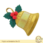 Projetos na Bordadeira - Sino 3D [ITH] - Image 3
