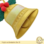 Projetos na Bordadeira - Sino 3D [ITH] - Image 2