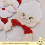 Projetos na Bordadeira - Casal Papai e Mamãe Noel Grandes [ITH] - Imagem 6