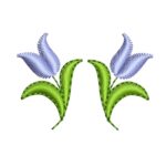 Matriz de Bordado - Alfabeto Monograma Tulipa - Imagem 5