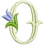 Matriz de Bordado - Alfabeto Monograma Tulipa - Imagem 20