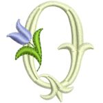 Matriz de Bordado - Alfabeto Monograma Tulipa - Imagem 22