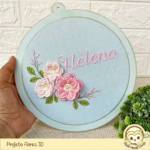 Projeto na Bordadeira Flores 3D ITH - Image 2