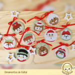 Projeto na Bordadeira Ornamentos de Natal ITH