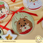 Projeto na Bordadeira Ornamentos de Natal ITH - Image 5