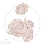 Matrizes de Bordado - Trio Rosa Rosê - Image 4