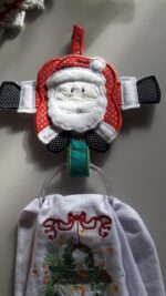 Matriz de bordado noel porta toalha - Image 3