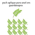 matriz de bordado para pach aplique