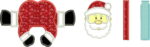 Matriz de bordado noel porta toalha - Image 5