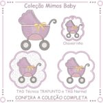Matrizes de Bordado - Coleção MIMOS BABY - Pacote totalizando 60 Matrizes - Imagem 14