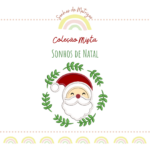 Matriz de Bordado Papai Noel em Aplique com Frase e sem. - Imagem 2