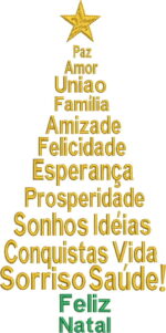 Matriz de bordado Pacote feliz natal e próspero ano novo - Imagem 6